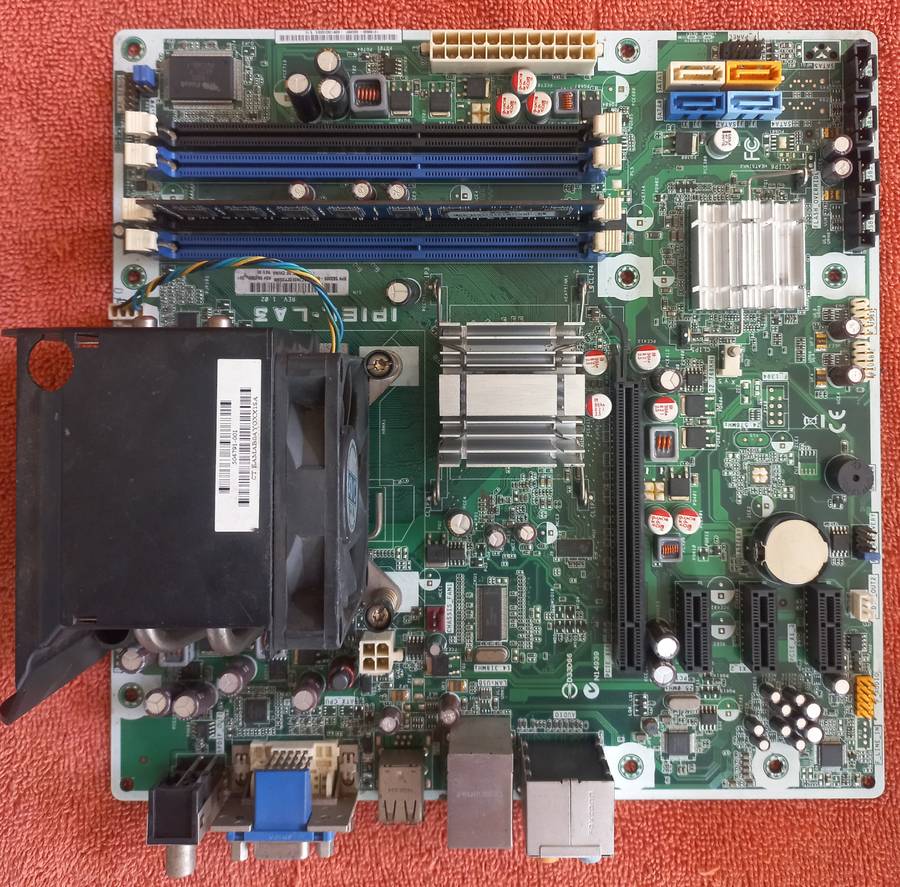 Pc Motherboard, cpu & ram - see photos and discription for full details and specs