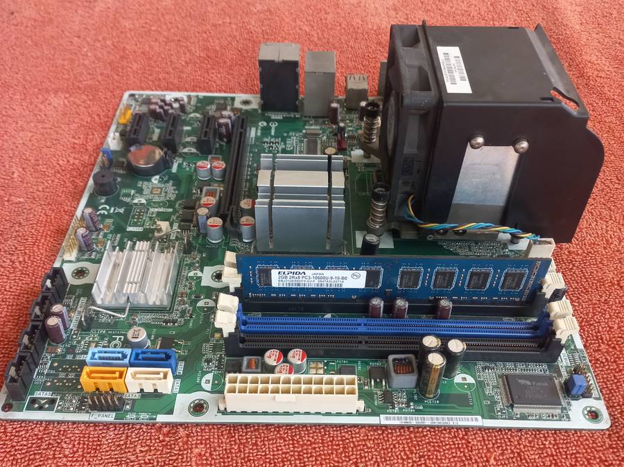 Pc Motherboard, cpu & ram - see photos and discription for full details and specs
