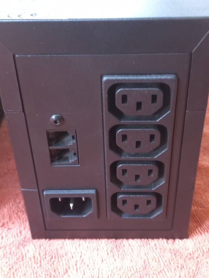 360w/650va Pc ups x 2 (need batteries) - see photos & description