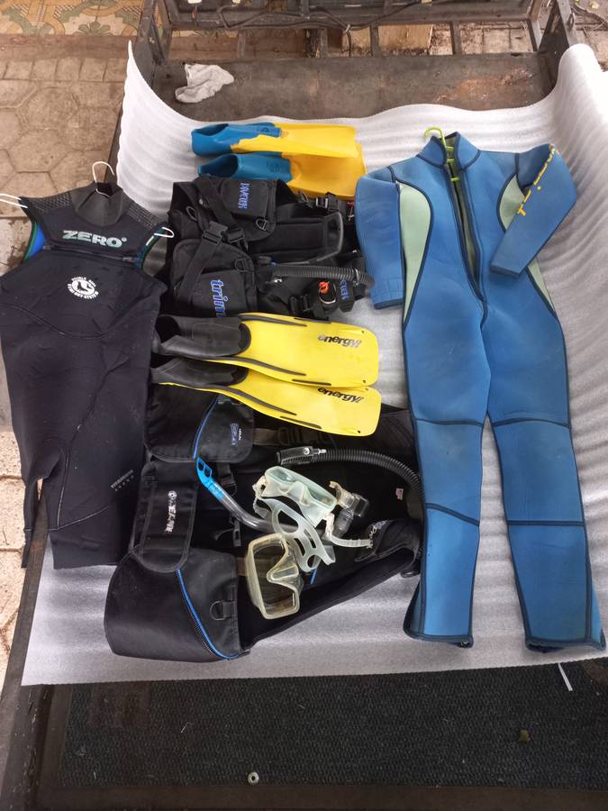 Lot dive gear - see description & photos