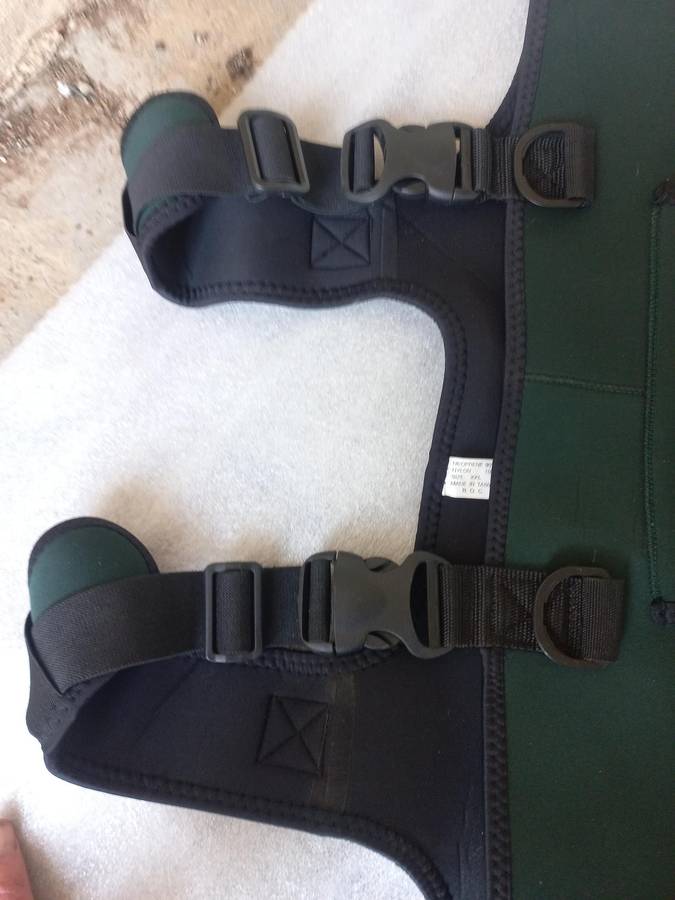 Fishing Wader size XXL & size 10 Mares Equator shoes