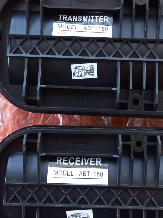 ABT Dual IR alarm beam set -Transmitter & Reciever 150m outdoor & 450m indoor (2x sets available)