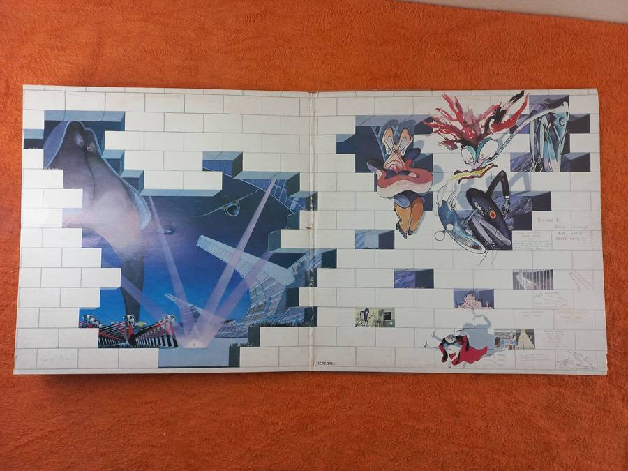 Lot of 4x Lp's - Pink Floyd-The Wall, Elvis- GuitarMan, The History of Rock & Rodriguez