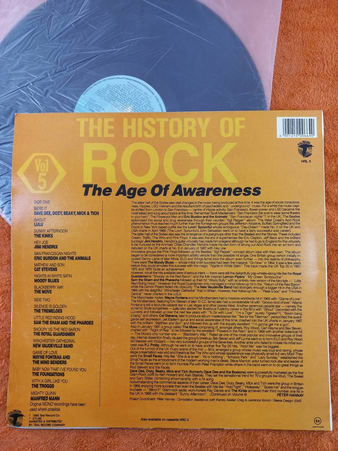 Lot of 4x Lp's - Pink Floyd-The Wall, Elvis- GuitarMan, The History of Rock & Rodriguez