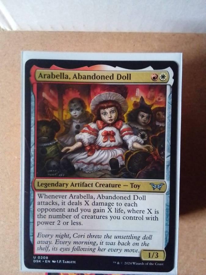 Magic the Gathering commander Arabella red/white 100 card deck