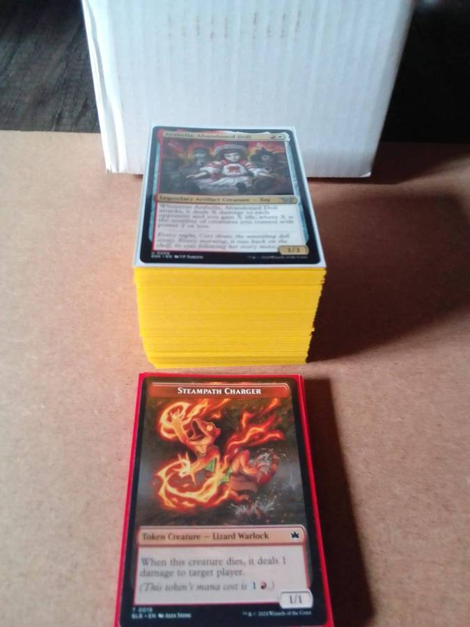 Magic the Gathering commander Arabella red/white 100 card deck