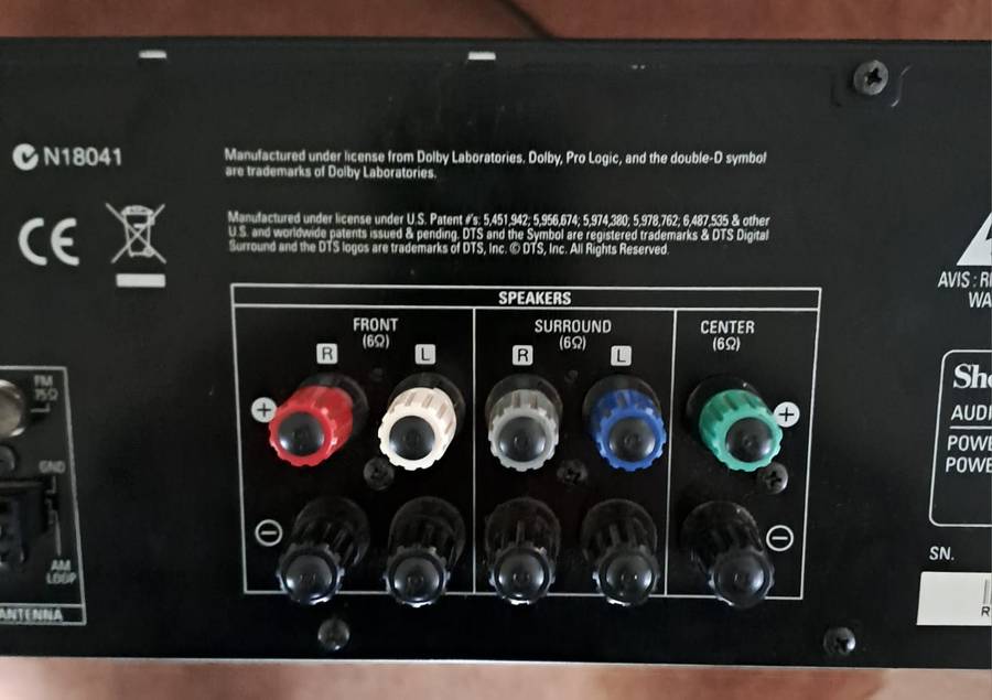 Sherwood Amp (Audio/Video Receiver)