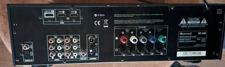 Sherwood Amp (Audio/Video Receiver)