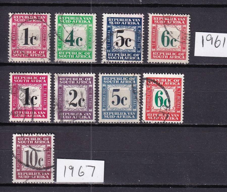 South Africa 1914> Postage Due sets & part sets, used      (4 x Scans, SACC 2> , pages not included)