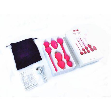 MELO Electric Kegel Balls Kegal Muscle Exerciser - 5 Piece Set With Remote Control