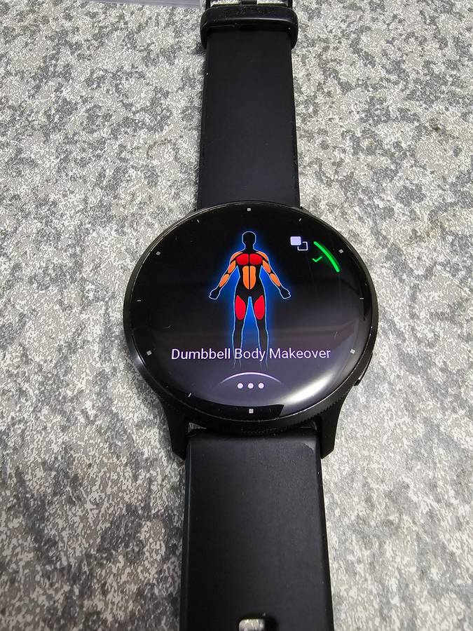 Garmin Venu 3 GPS Smart Watch 45mm Slate Stainless Steel Bezel with Black Case and Silicone Band