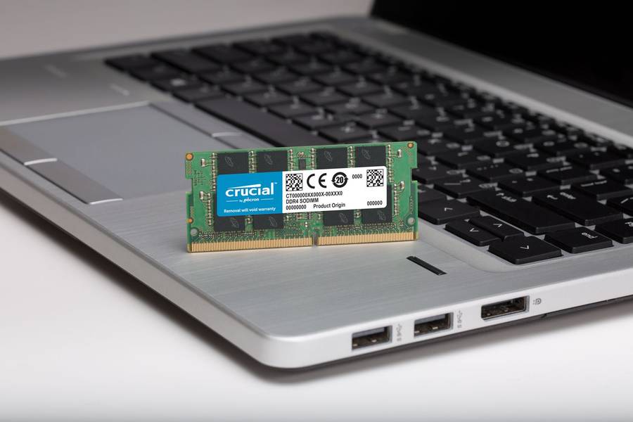 Crucial 8GB DDR4 3200MHz SO-DIMM Single Rank