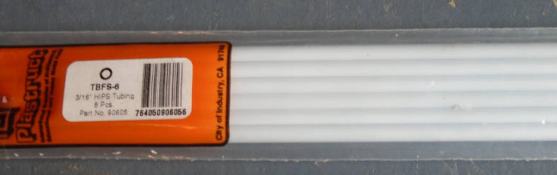 PLASTRUCT - 4 X 1/4" TUBING, IN PKT, L - 385mm