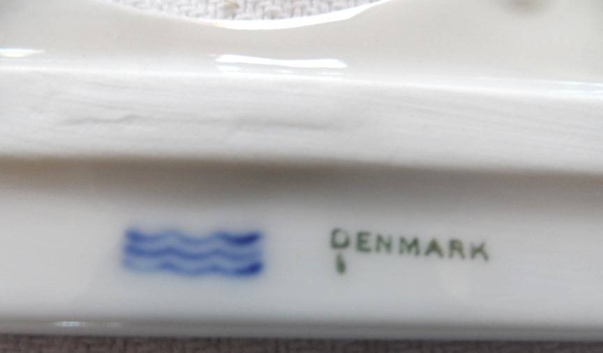 DANISH PORCELAIN PICTURE FRAMES  with backing mounts and glass  , set of 3