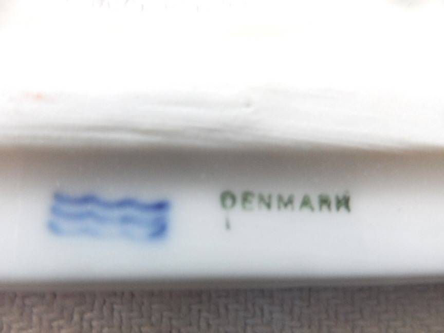 DANISH PORCELAIN PICTURE FRAMES  with backing mounts and glass  , set of 2