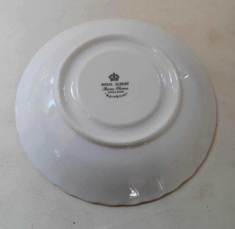 ROYAL ALBERT  SAUCER ' RAINBOW ' replacement item