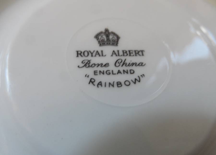 ROYAL ALBERT  SAUCER ' RAINBOW ' replacement item