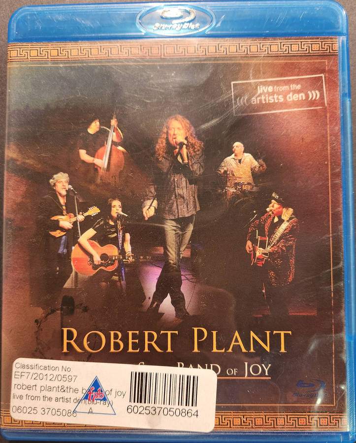 Robert Plant & The Band of Joy - Live From The Artists Den (Blu Ray)