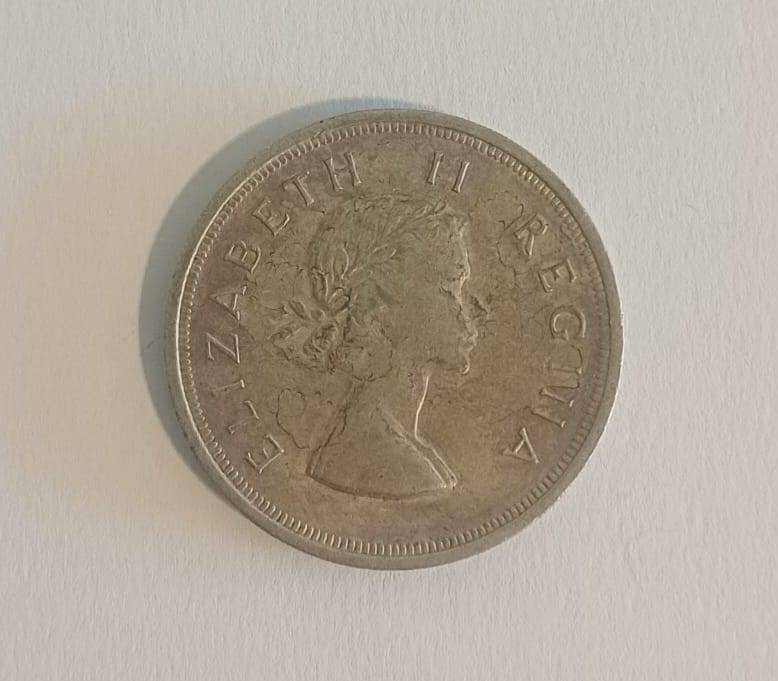 1958 South Africa 5 shillings