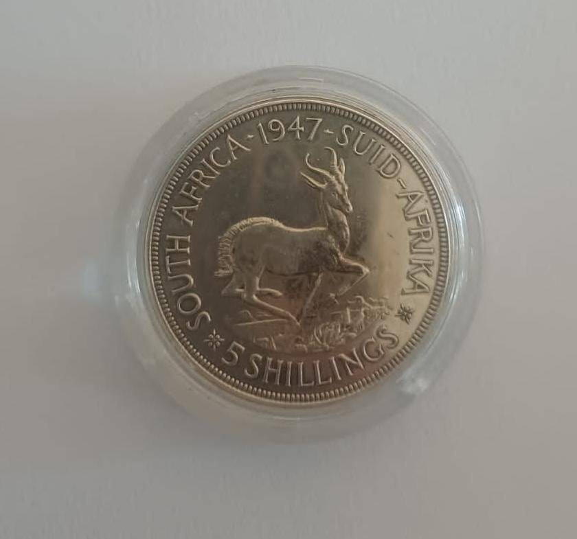 1947 South Africa 5 shillings