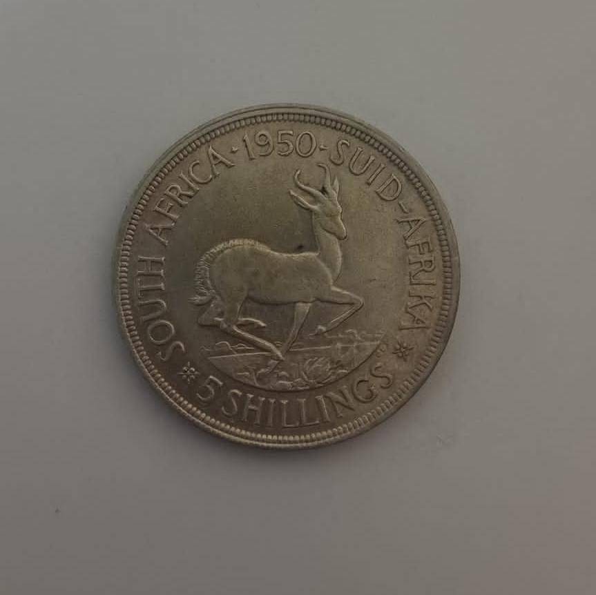 1950 South Africa 5 shillings