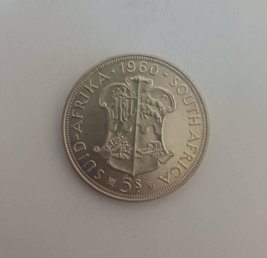 1960 South Africa 5 Shillings