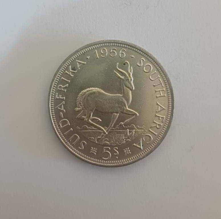 1956 South Africa 5 shillings
