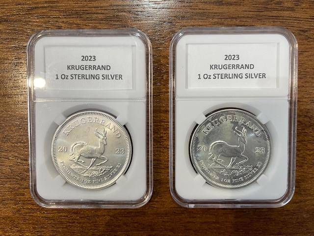 2023 Silver 1 Oz Krugerrand in slab