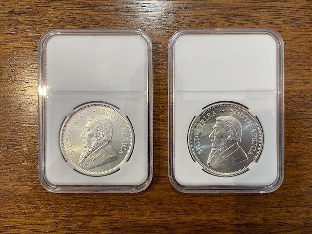 2023 Silver 1 Oz Krugerrand in slab