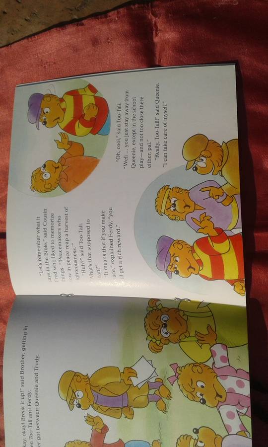 "The Berenstain Bears"  Blessed are the Peacemakers"  Soft cover.