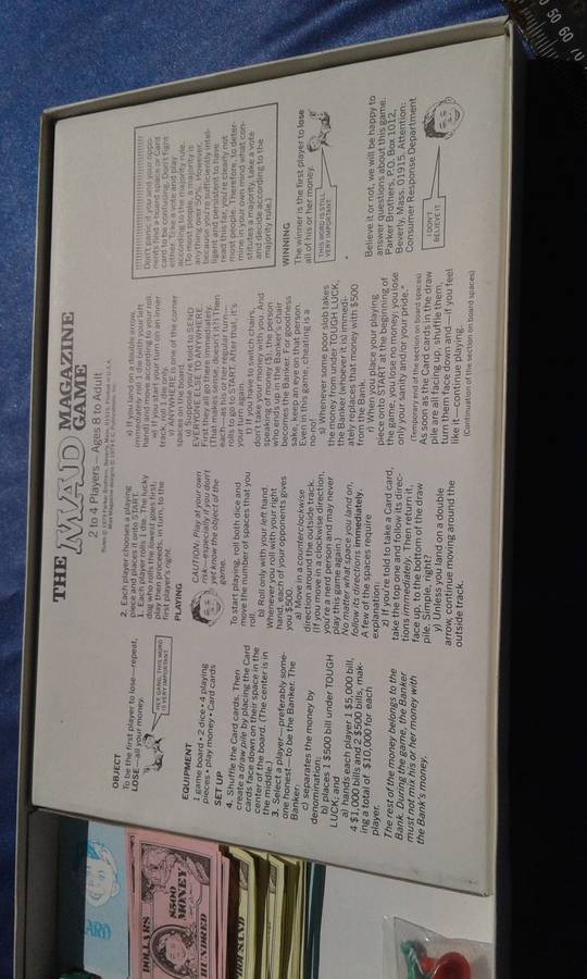 Mad Magazine Game.  Complete.  Condition : Very good.