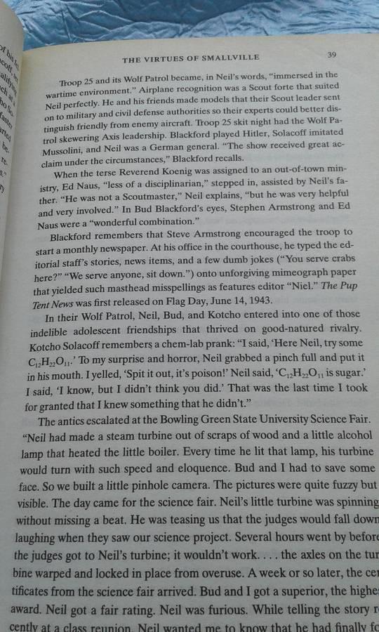 "First Man"  The Life of Neil Armstrong.  Soft cover.