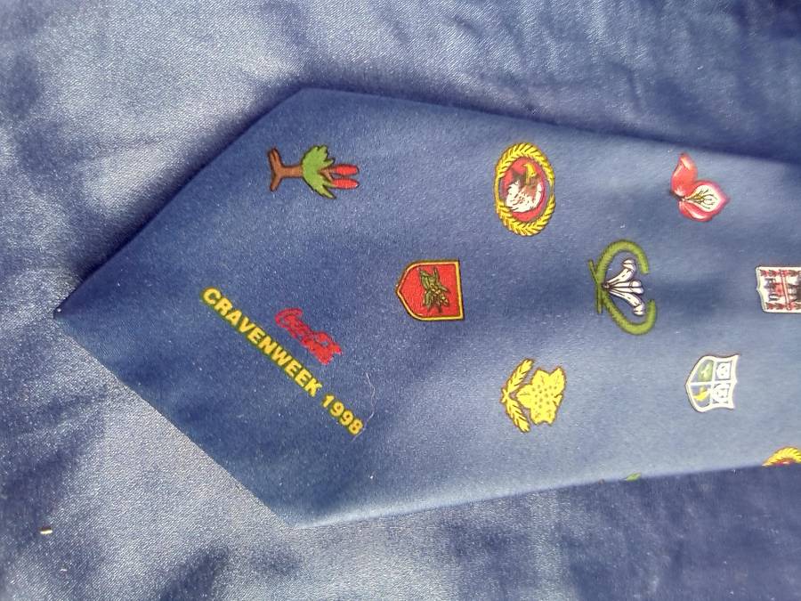 Rugby tie.  Witbank Craven Week. 1998.