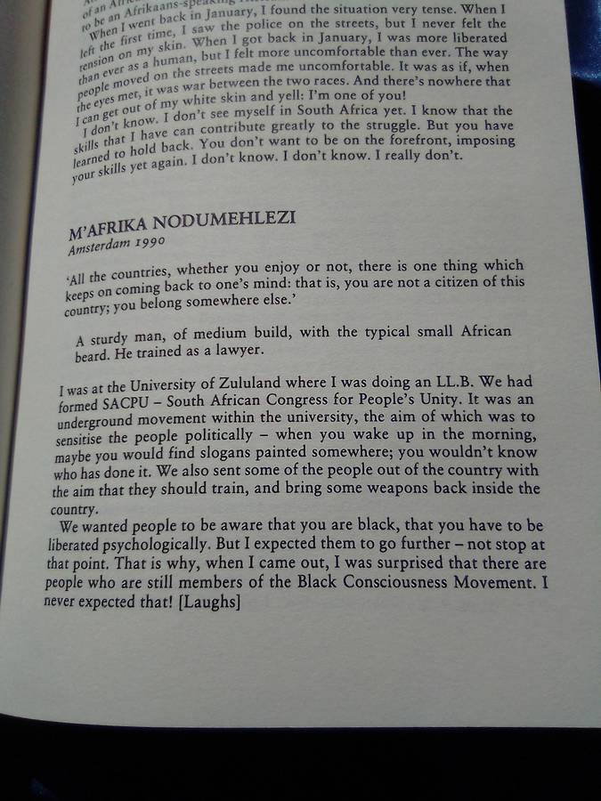 "The Rift"  The Exile Experience of South Africans.  Hilda Bernstein.  Hard cover.