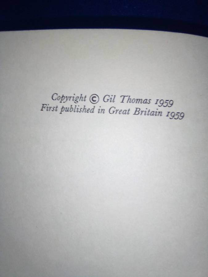 "Shoulder the Sky". Gil Thomas.  Soft cover.