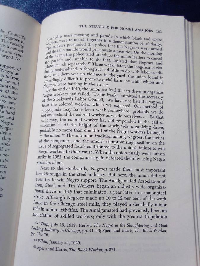"Black Chicago"   The Making of a Negro Ghetto 1890-1920". Hard cover.