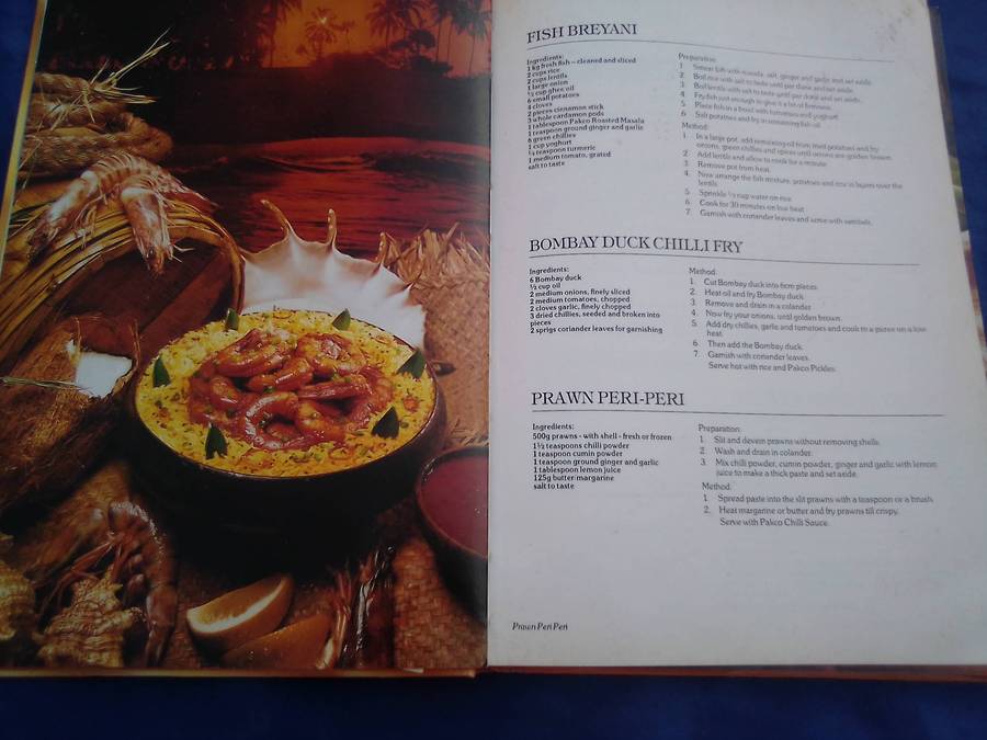 "Pakco Imdian Cookbook"  Hard cover.