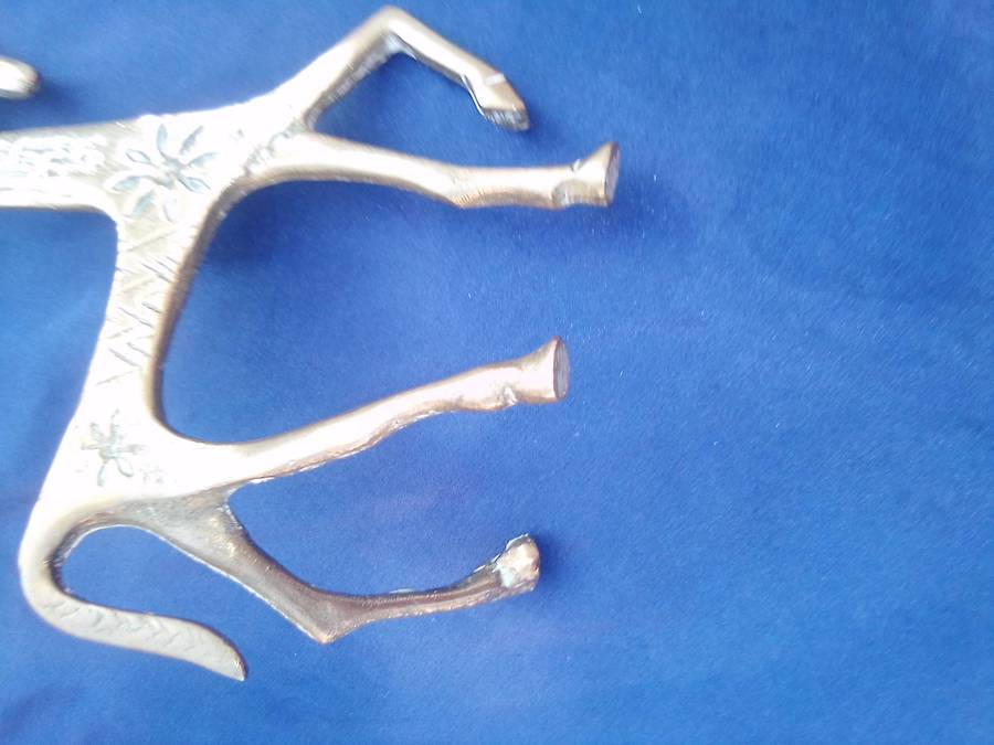 Solid brass  horse.
