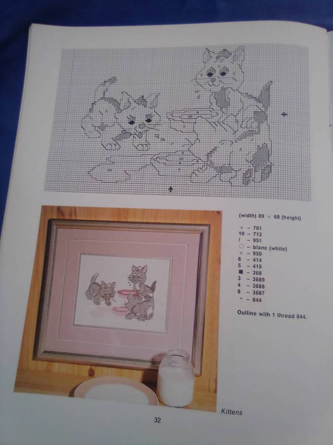 "Animals in Cross Stitch". Soft cover.