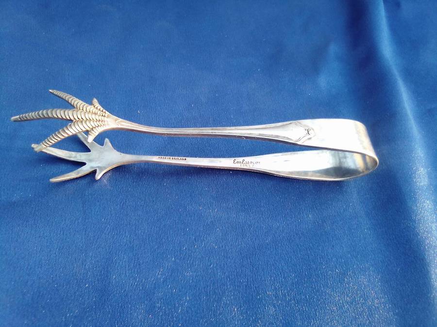 Ice tongs.