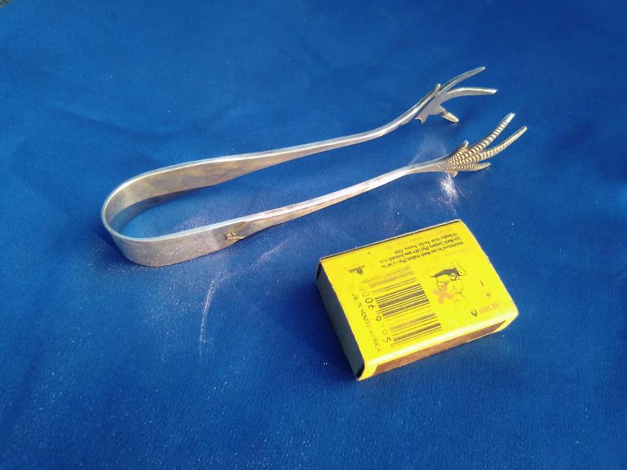 Ice tongs.