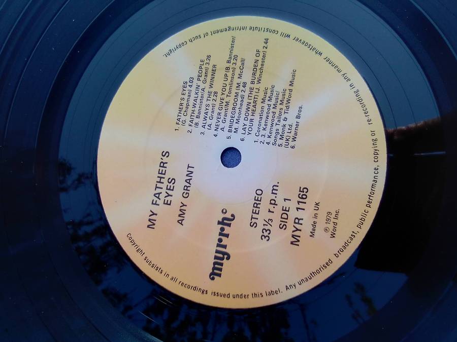 L.P. Vinyl Record. Amy Grant.  VG  VG