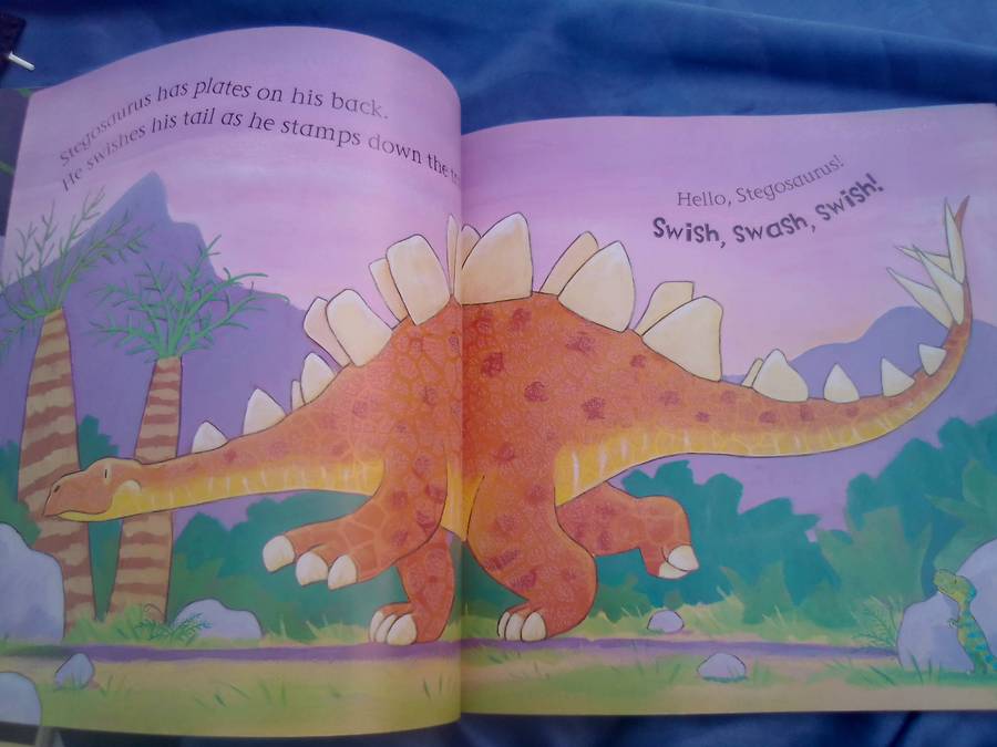 "Say Hello to the Dinosaurs"  Soft cover.