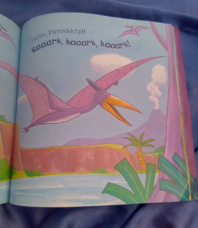"Say Hello to the Dinosaurs"  Soft cover.