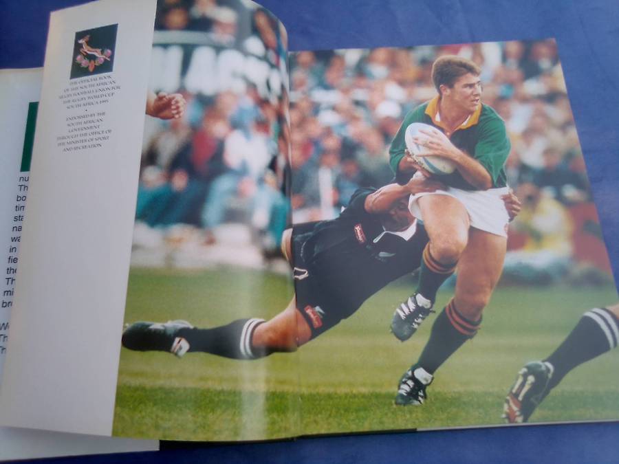 "The Story of  the Rugby World Cup South Africa 1995"  Hard cover.