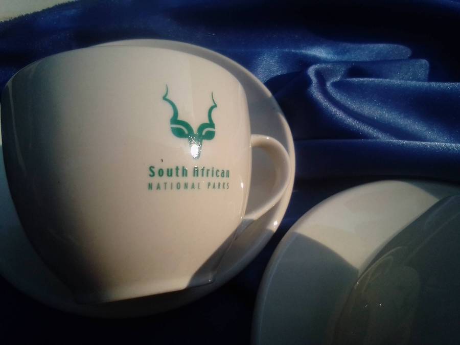 South African National Parks duo.  No chips, cracks or repairs.