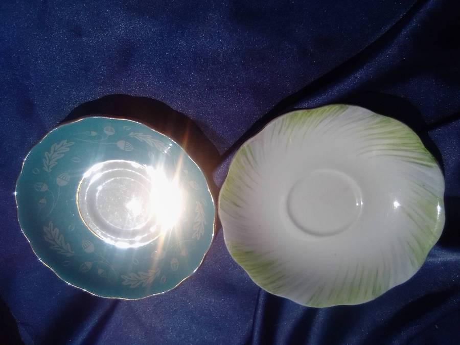 Joblot of saucers/butter pats. No chips, cracks or repairs.