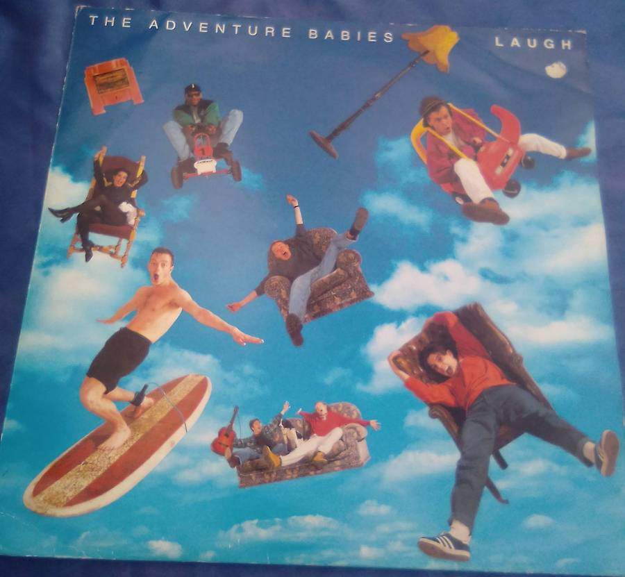 L.P. Vinyl Record.  The Adventure Babies.  Laugh.   Cover:VG  LP:VG