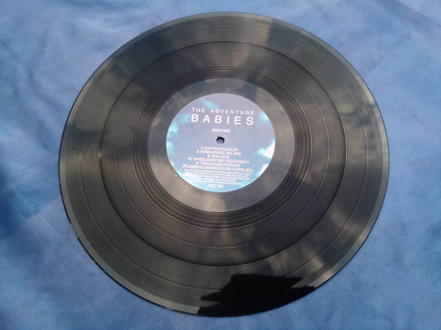 L.P. Vinyl Record.  The Adventure Babies.  Laugh.   Cover:VG  LP:VG