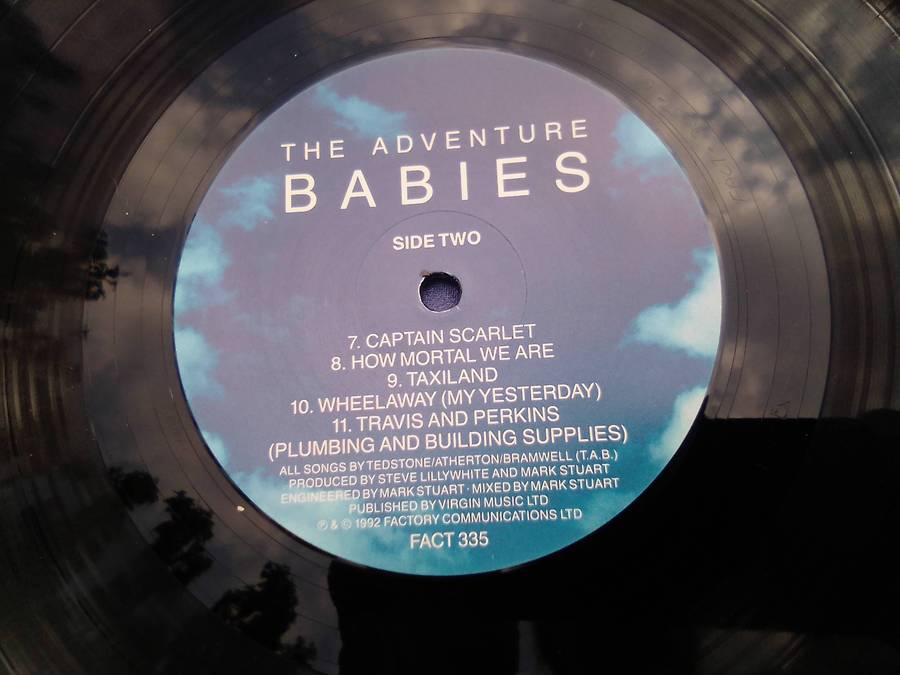 L.P. Vinyl Record.  The Adventure Babies.  Laugh.   Cover:VG  LP:VG